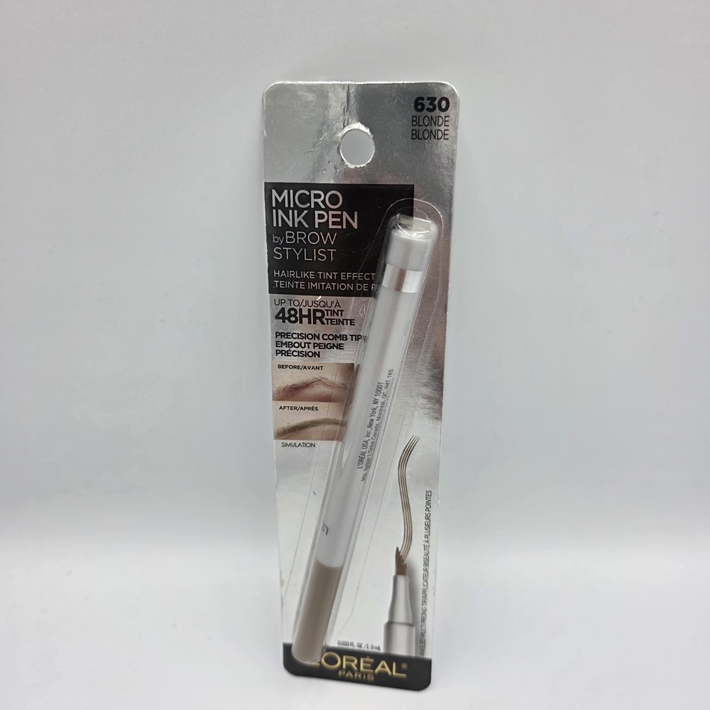 New Loreal Micro Ink Pen Brow Stylist Longwear Brow Tint 630 Blonde